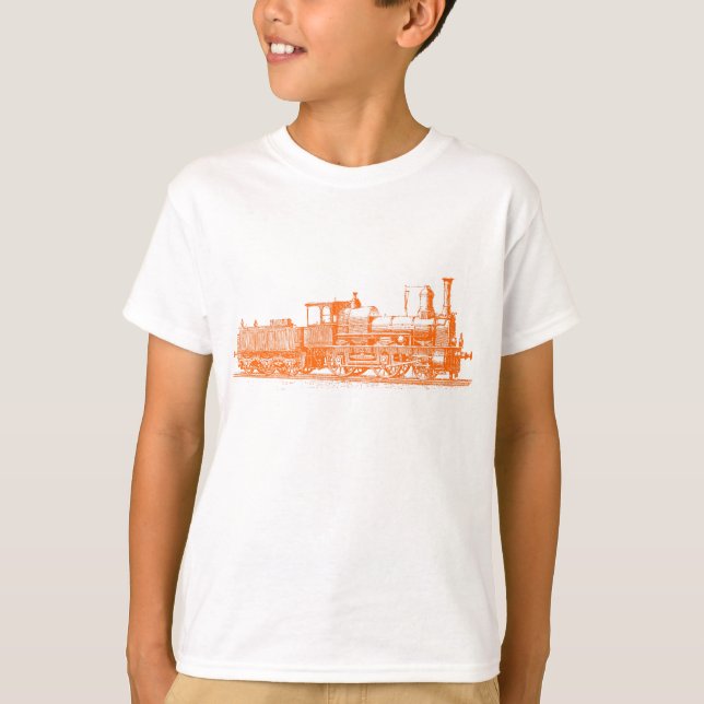 Lokomotiv - Orange T Shirt (Framsida)