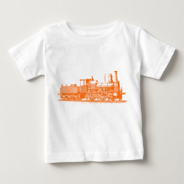 Lokomotiv - Orange T Shirt (Framsida)