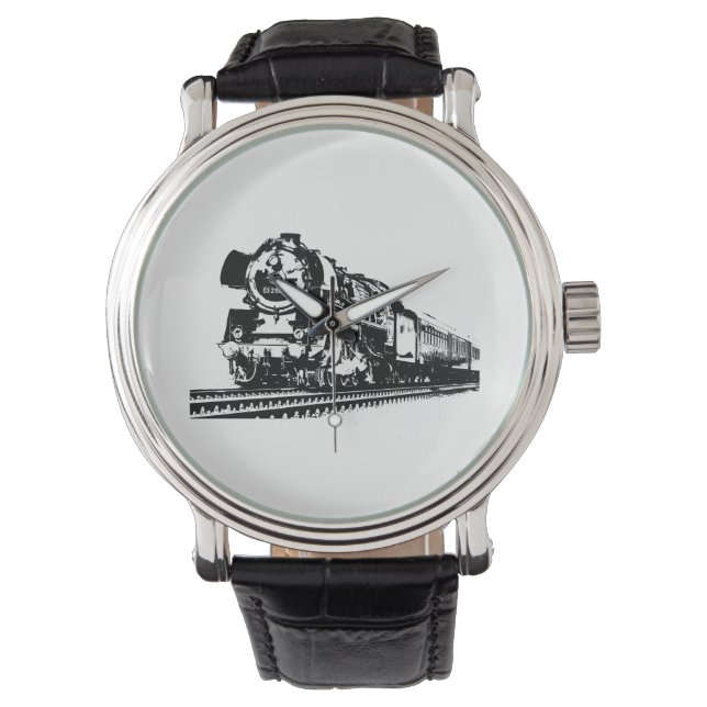 Lokomotiv Silhouette Armbandsur (Framsida)