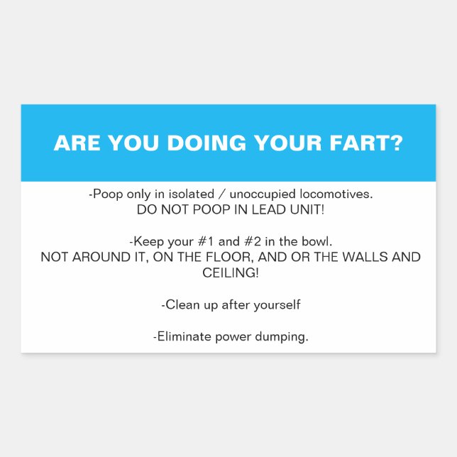 Lokomotiv tiquette rektangulärt klistermärke (Framsida)