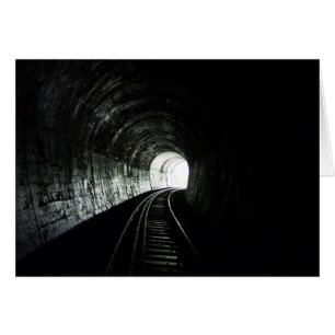Lokomotiv tunnel hälsningskort