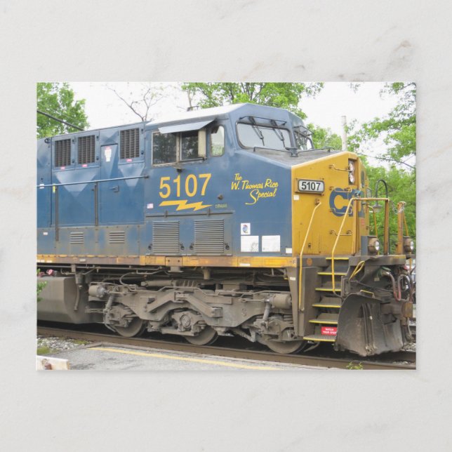 lokomotiv vykort (Framsida)