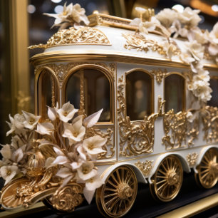 Lokomotivångmotor för vit och Guld Tåg Slips