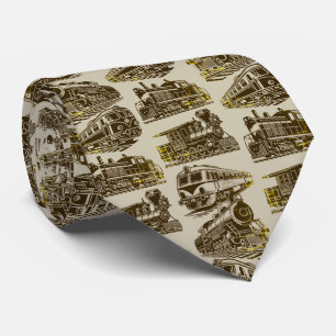 Lokomotivet vintage Tåg Slips