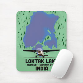 Loktak sjö Manipur delstat, Indien karta Musmatta