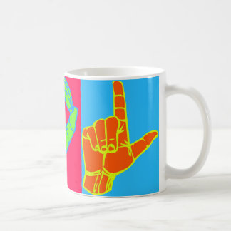 LOL ASL undertecknar språkdesign Kaffemugg