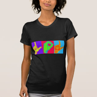 LOL ASL undertecknar språkdesign Tee
