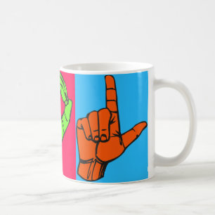 LOL ASL undertecknar språkdesignen #2 Kaffemugg