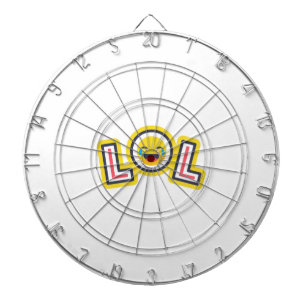 LOL Emoji Anpassad Darttavla - Roligt Laugh Out Lo
