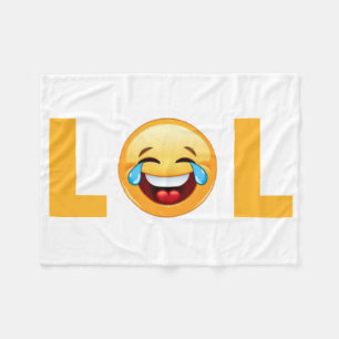 LOL EMOJI FLEECEFILT
