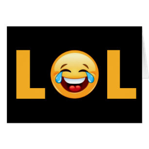 LOL EMOJI HÄLSNINGSKORT