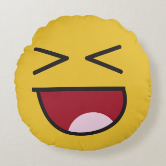 lol. emoji rund kudde