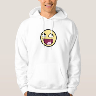 Lol episk ansiktetröja sweatshirt med luva