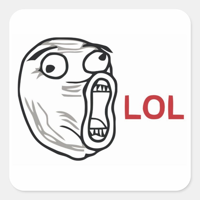 LOL FYRKANTIGT KLISTERMÄRKE (Framsida)