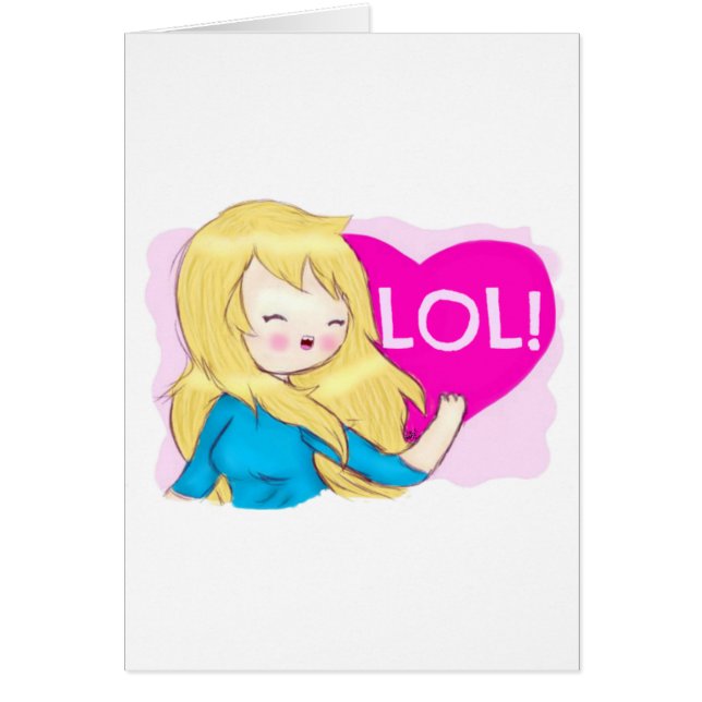 LOL! HÄLSNINGSKORT (Framsidan)