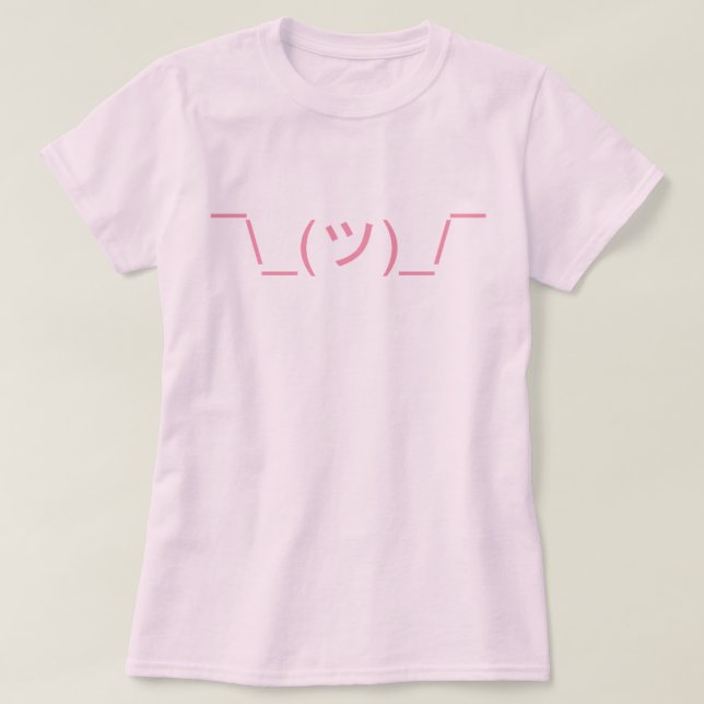 LOL IDK Shrug Emoticon Tröja (Design framsida)