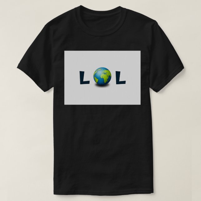 LOL itx27s - Platt jord T Shirt (Design framsida)