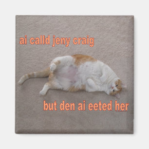 LOL-KATT: jeny ai-calld craig-men hålan ai eeted Magnet