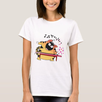 LOL Katt | Tjock Musical Cat T Shirt
