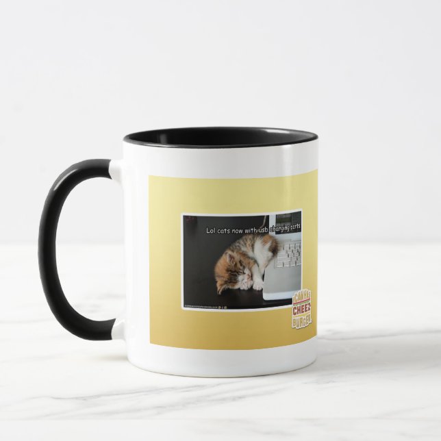 Lol katter med USB Mugg (Vänster)