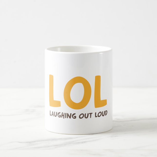 LOL - Laddar högt Kaffemugg (Center)