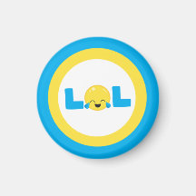 LOL Laugh Out Loud Emoji Blue Gult Classic