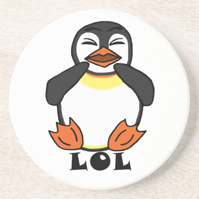 LOL Laughing penguin Underlägg (Framsidan)