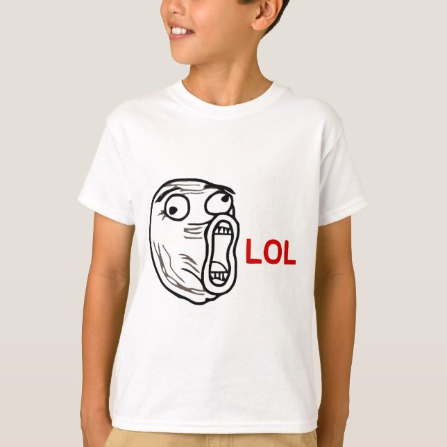 LOL Meme T-shirt (Framsida)