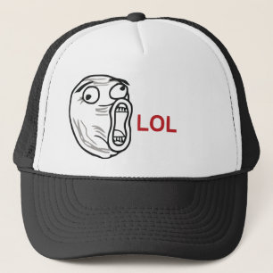 LOL-memeansikte Truckerkeps