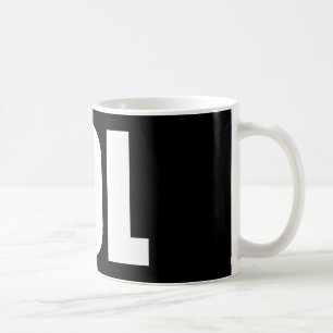 LOL (mörk) Kaffemugg