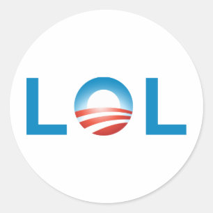 LOL OBAMA RUNT KLISTERMÄRKE