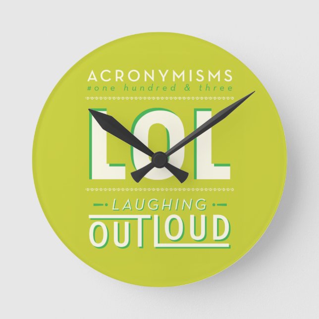 LOL RUND KLOCKA (Framsida)