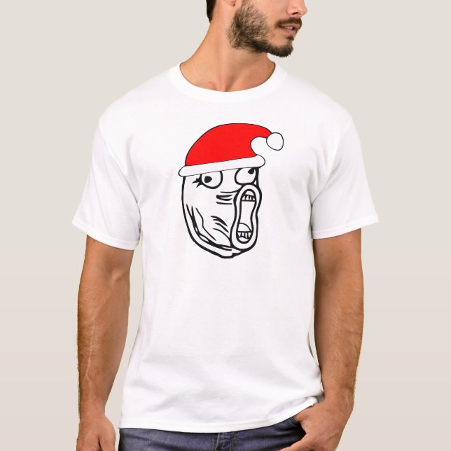 LOL Santa - julaftoninternetmeme Tee Shirt (Framsida)