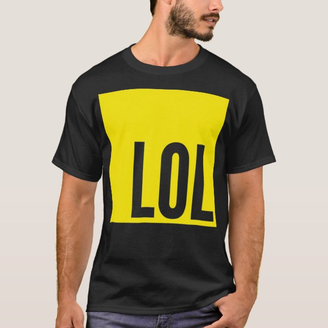 LOL Shirt for JavaScript Coders with Self-Deprecat T (Framsida)