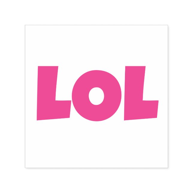 LOL SJÄLVFÄRGANDE STÄMPEL (Design)