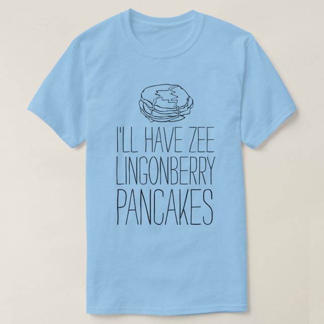 LOL-T-tröja: "LINGONPANNKAKOR ", Tee (Design framsida)