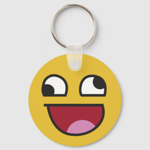 lol. wonky ögaemoji nyckelring