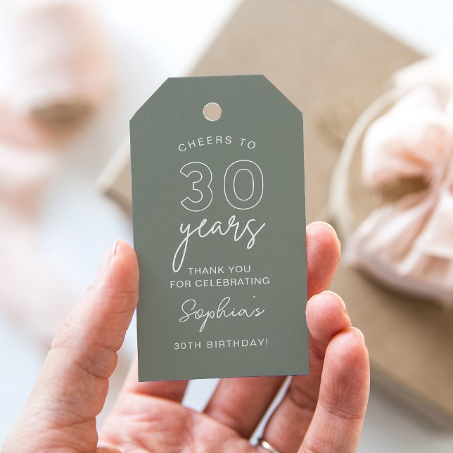 LoLA 30års födelsedag-sidfavoriter Presentetikett (Skapare uppladdad)