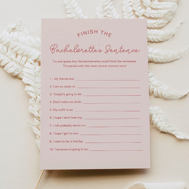 LOLA Avslutar Bachelorettes frasspel Inbjudningar (Skapare uppladdad)