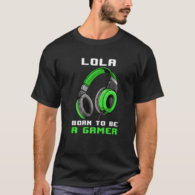 Lola Born som spelar Personlig T Shirt (Framsida)