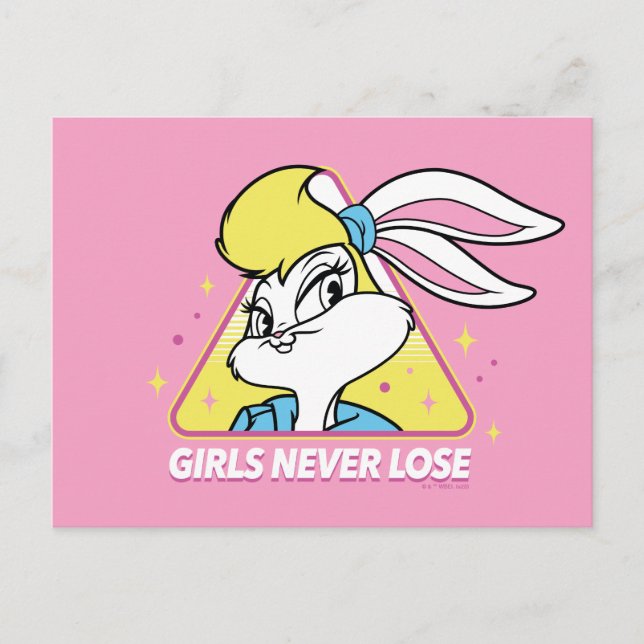 Lola Bunny Girls Never Lose Vykort (Framsida)