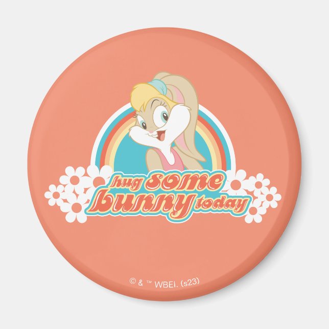 Lola Bunny Hug lite Bunny Idag Magnet (Framsidan)