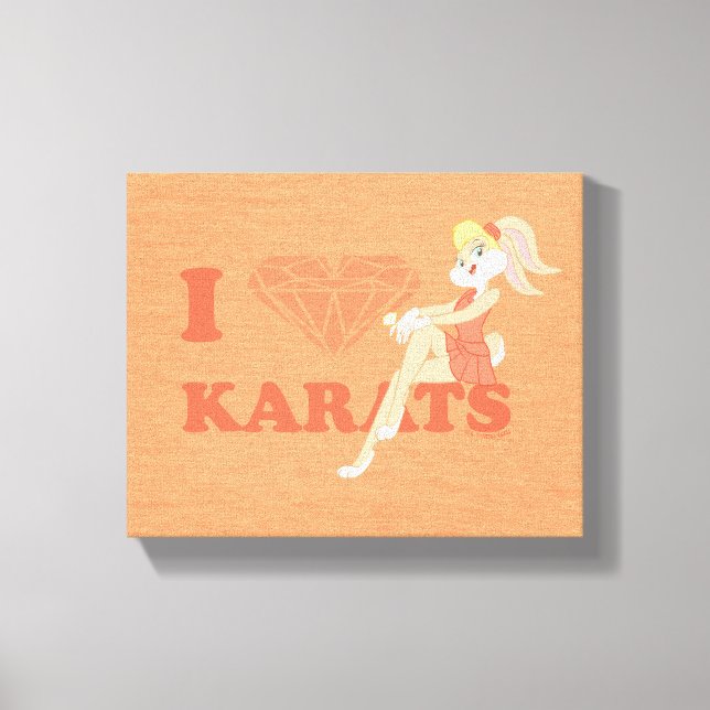 Lola Bunny I Heart Karats Canvastryck (Framsida)