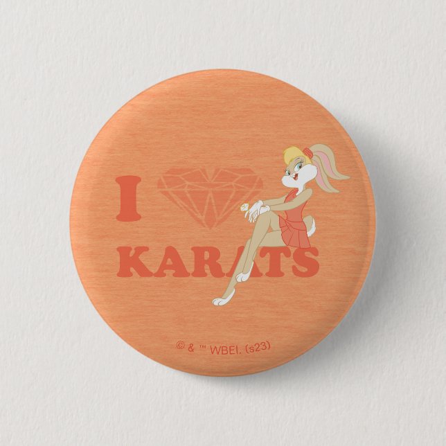 Lola Bunny I Heart Karats Knapp (Framsida)