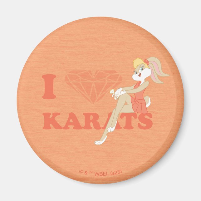 Lola Bunny I Heart Karats Magnet (Framsidan)