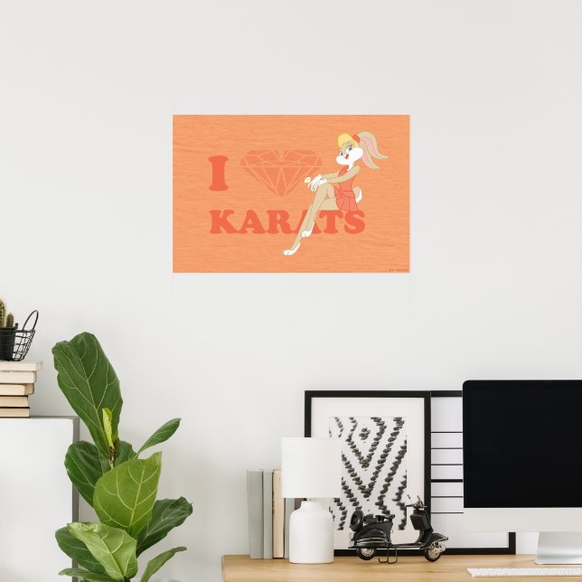 Lola Bunny I Heart Karats Poster (Hemmakontoret)