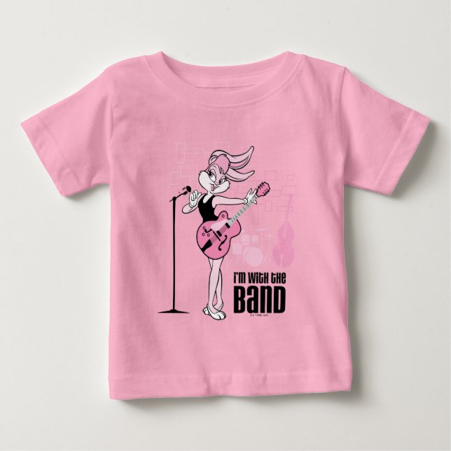 Lola Bunny Jag är med bandet T Shirt (Framsida)