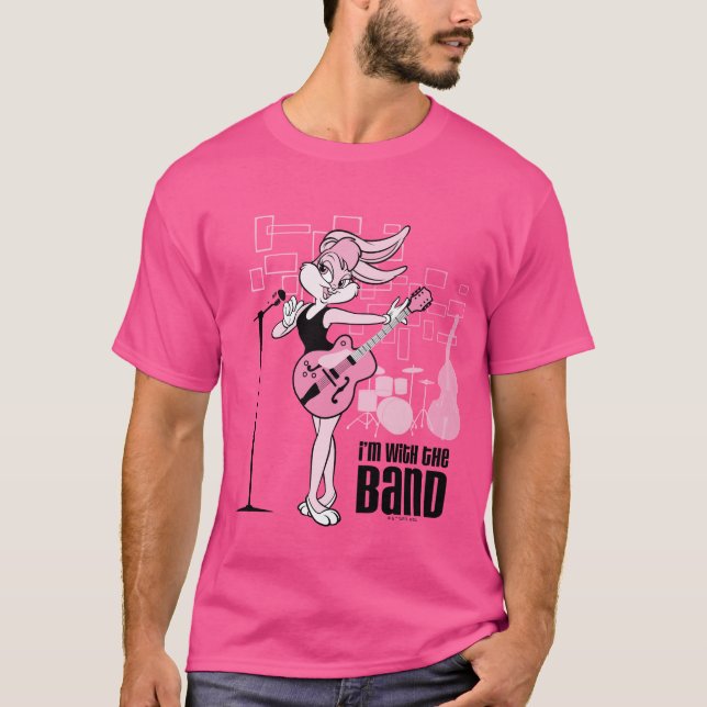 Lola Bunny Jag är med bandet T Shirt (Framsida)