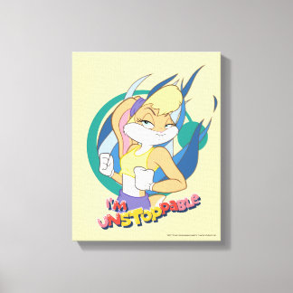 Lola Bunny "Jag är ostoppbar" Canvastryck