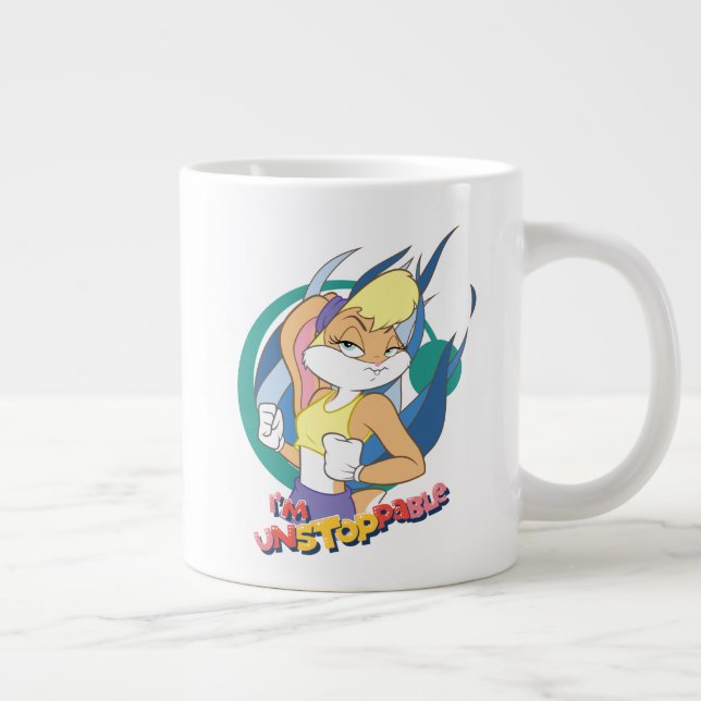 Lola Bunny "Jag är ostoppbar" Jumbo Mugg (Höger)